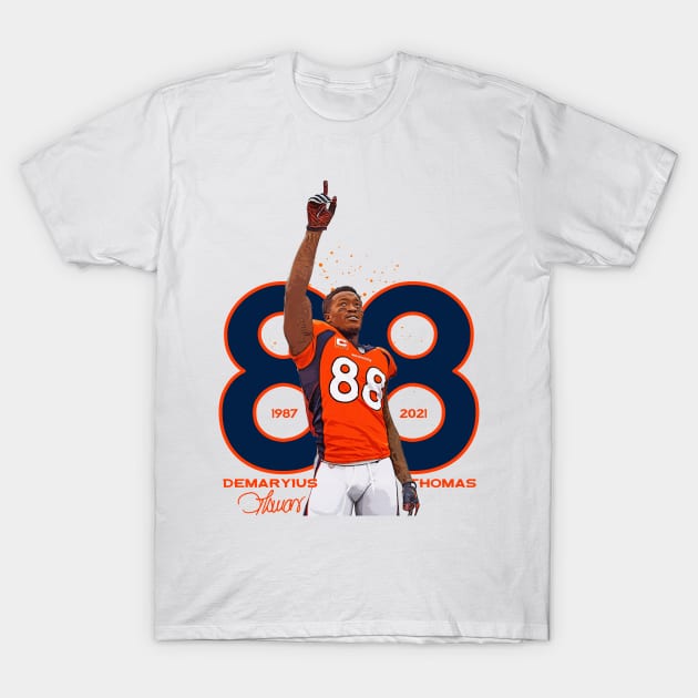 Demaryius Thomas T-Shirt by Juantamad